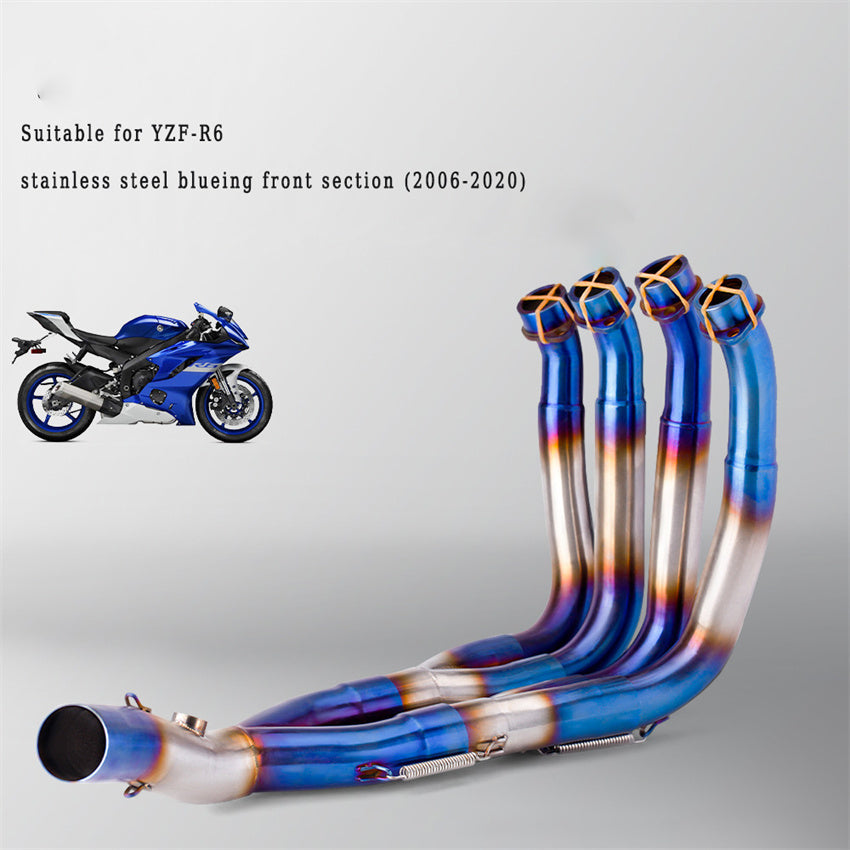 YAMAHA R6 Full Motorcycle Exhaust System Front Pipe 2006-2020 Exhaust