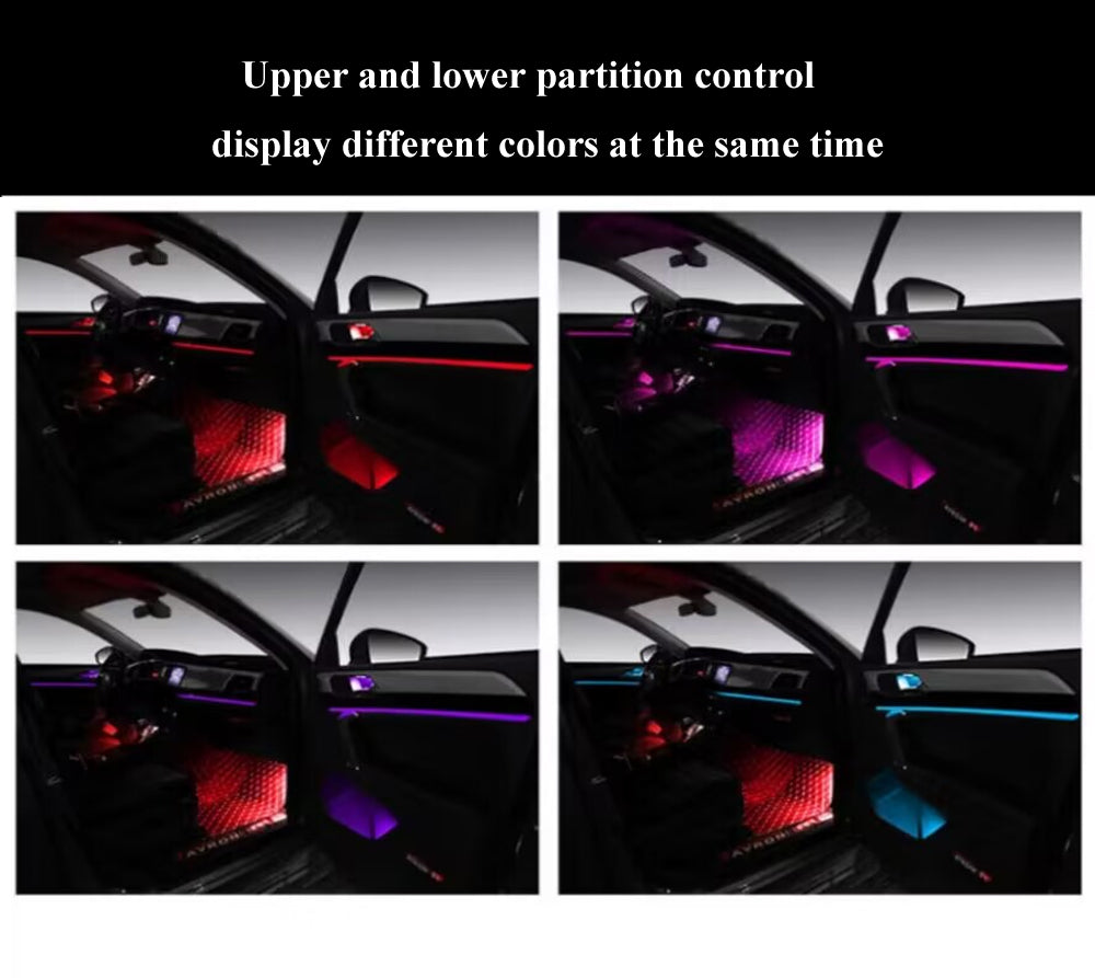 Rgb ambient interior lighting kit