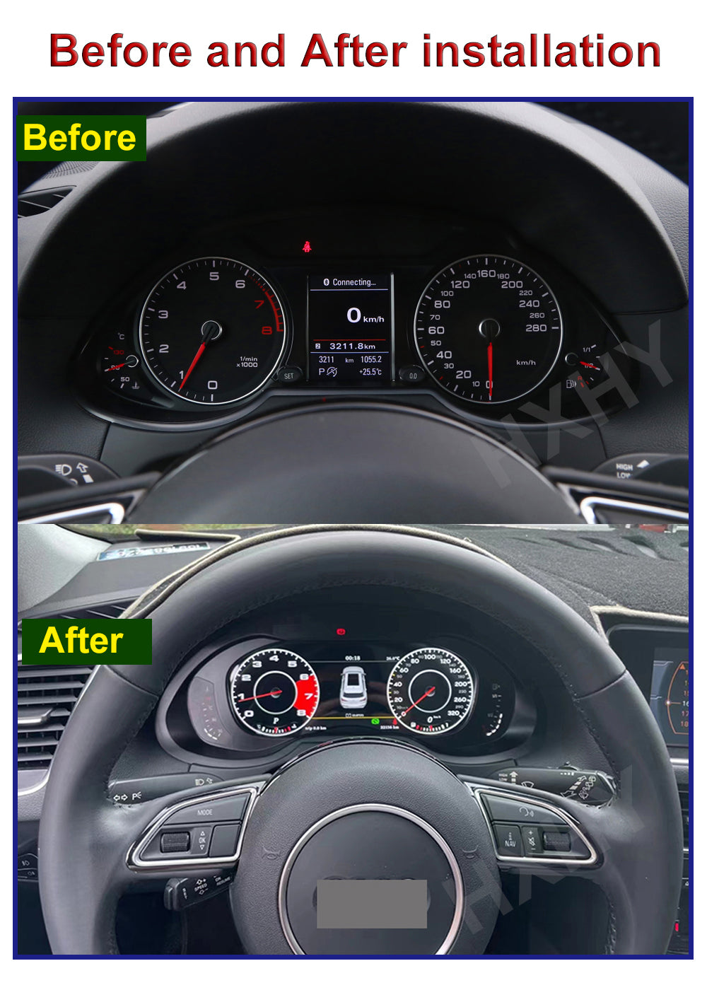 Audi virtuele groep vir Audi A4 S4 Rs4 A5 S5 Rs5 A5 Q5 SQ5 TT 2008 t0 2018