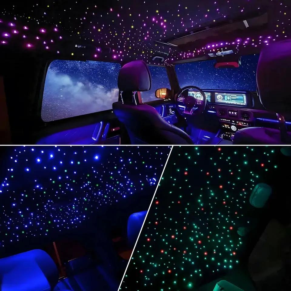 20W Dual Color Twinkle Car Roof Star Light with RGB Meteor Music APP Control Sparkling Starry Sky Integrated Atmosphere light In stock with Supplier 7 to 14 days