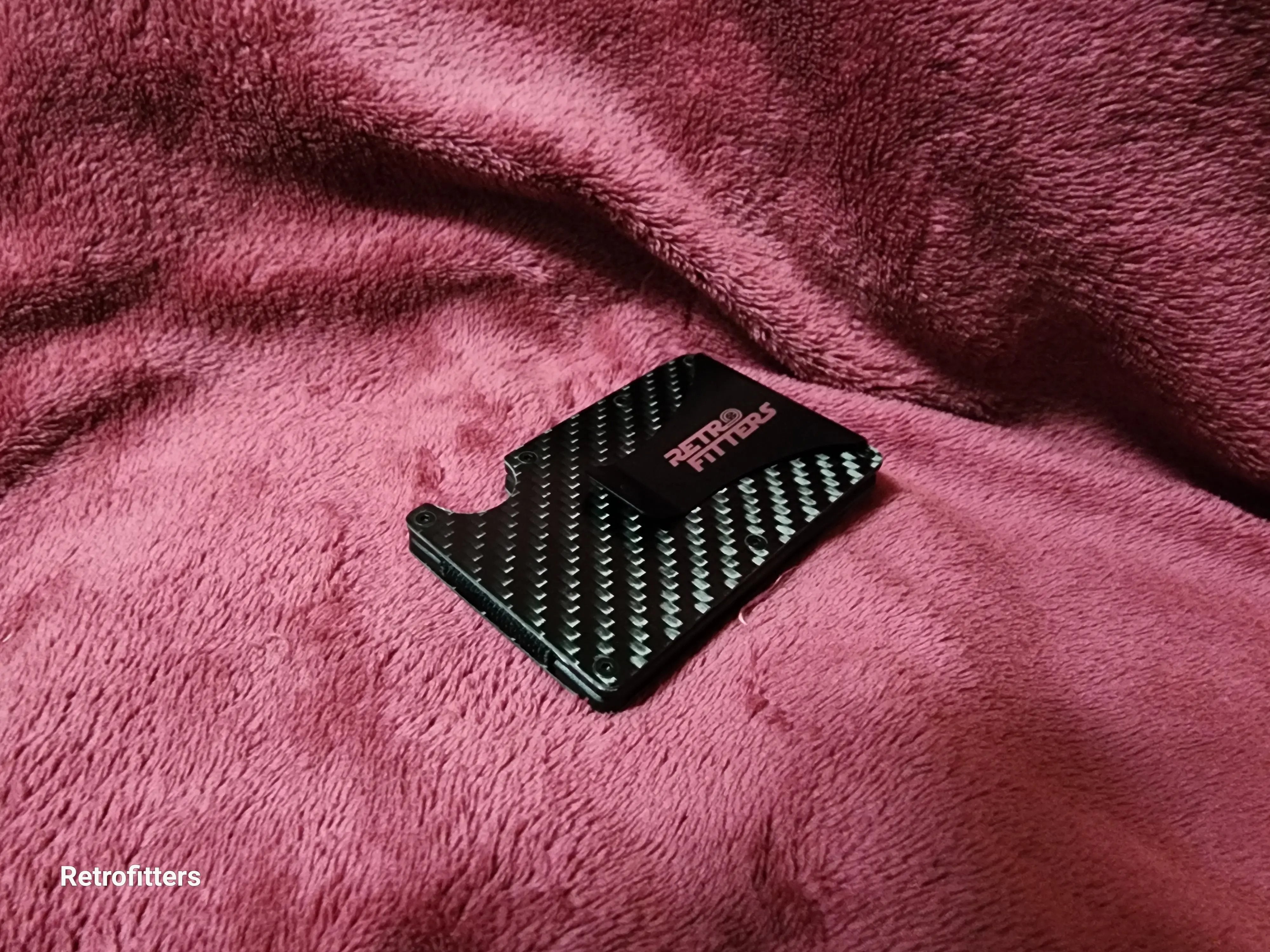 Carbon Fiber Card Holder Mini Slim Wallet Retrofitters RSA