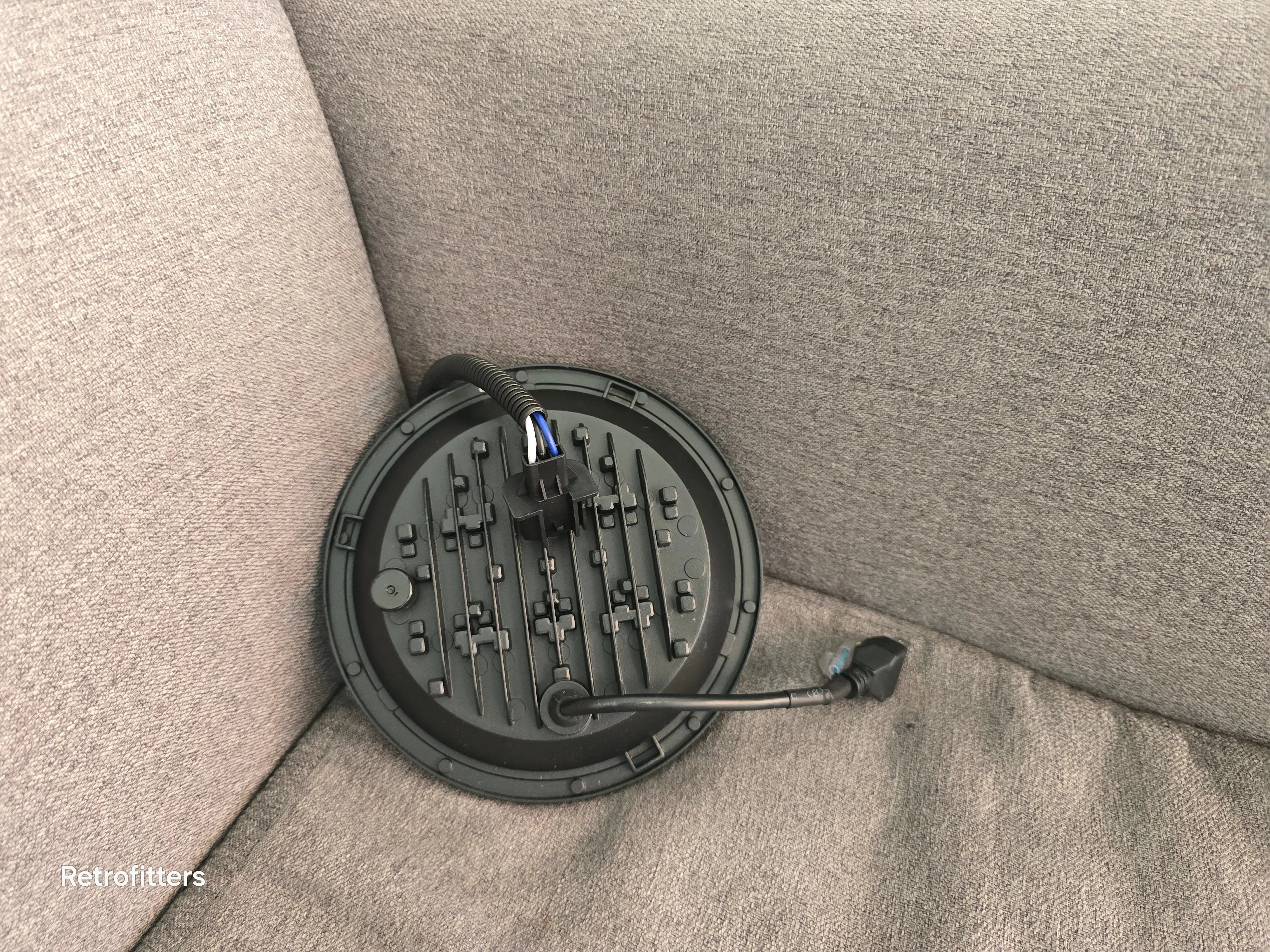 7 Inch 45W LED Headlight With DRL Daytime Running Light High Low Beam Amber Turn Signal set of 2 Retrofitters RSA