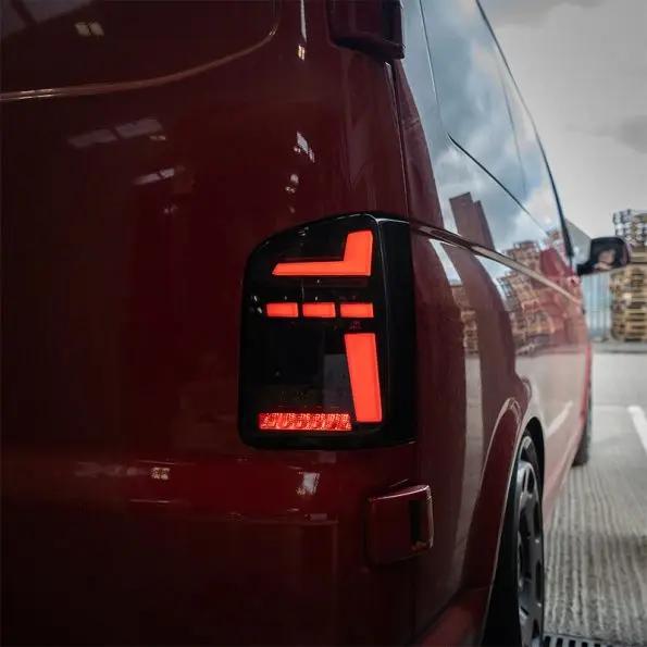 VW Transporter T6 – Rear Lights – Sequential Indicator – LED – RHD – Tailgate – Red In stock with Supplier 7 to 14 days