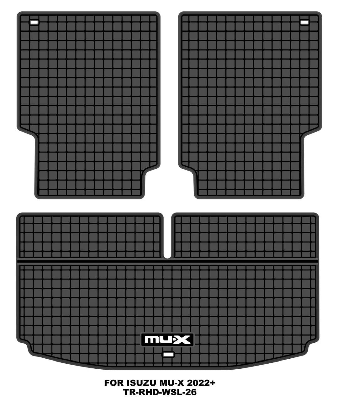 Izuzu 2013+ Heavy Duty Rubber mats Retrofitters RSA