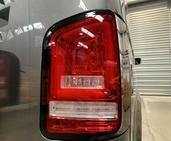 VW Transporter T5.1 (2010-15) – Rear Lights – Sequential Indicator – LED – RHD – Red
