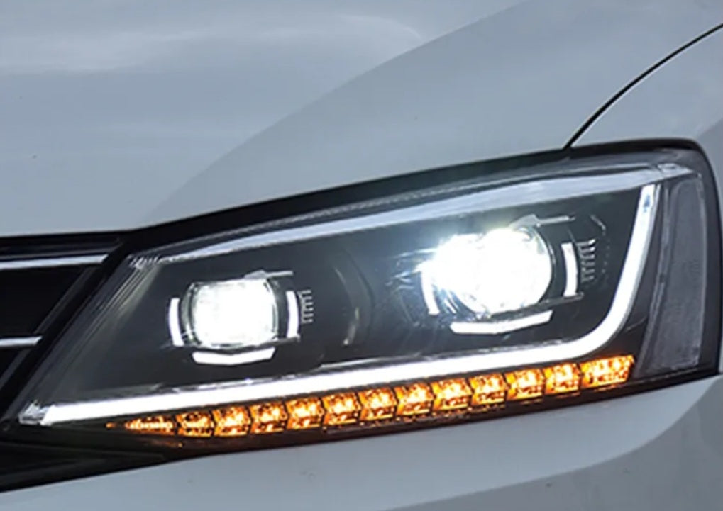 Volkswagen Jetta MK7 2012 tot 2018 Hoofligte LED DRL Lopligte Bi-Xenon Beam