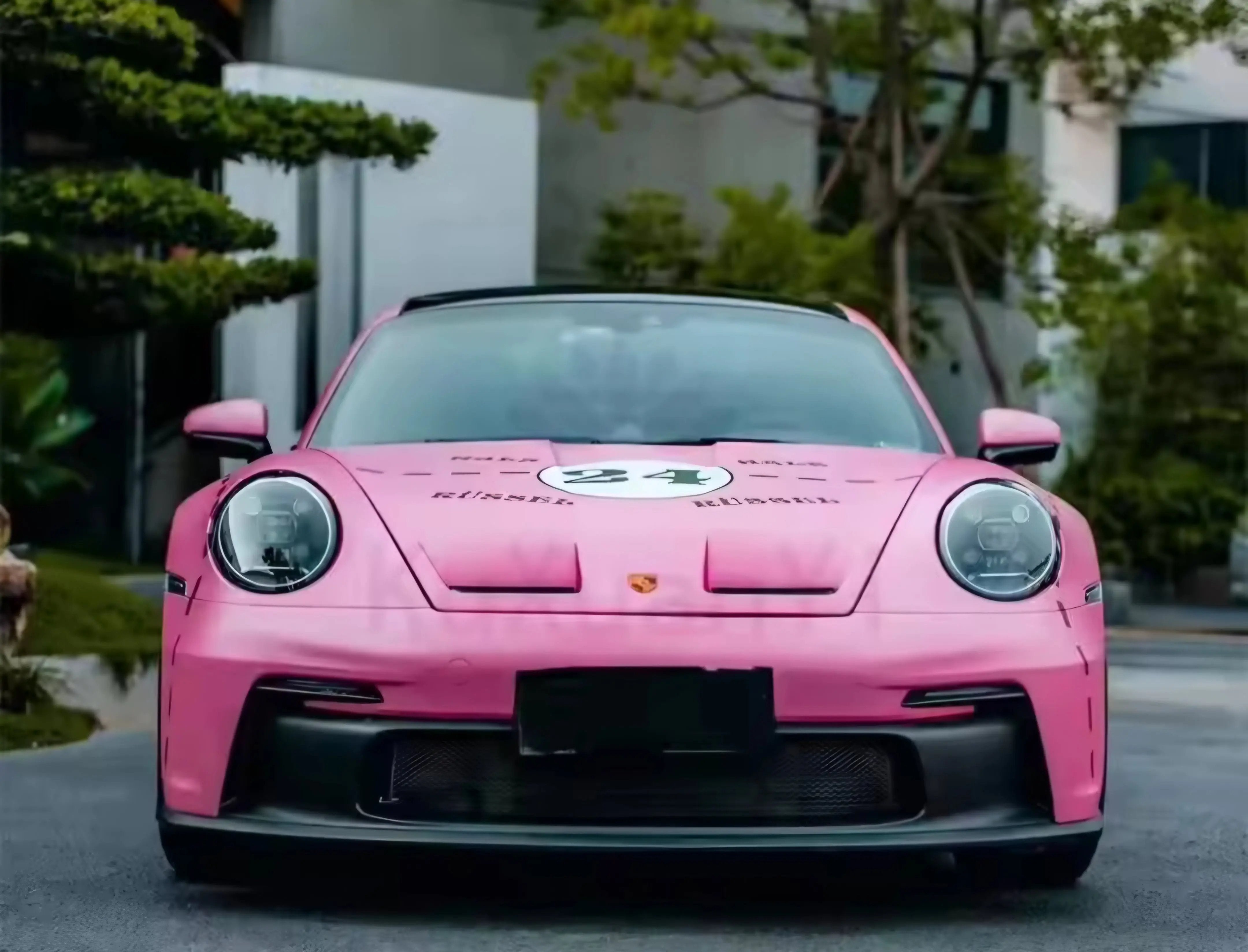 GT3 style plastic front and rear bumpers, rear diffuser, spoiler, side skirts, body kit for Porsche 991 992 body kit Made on order 6 to 8 weeks