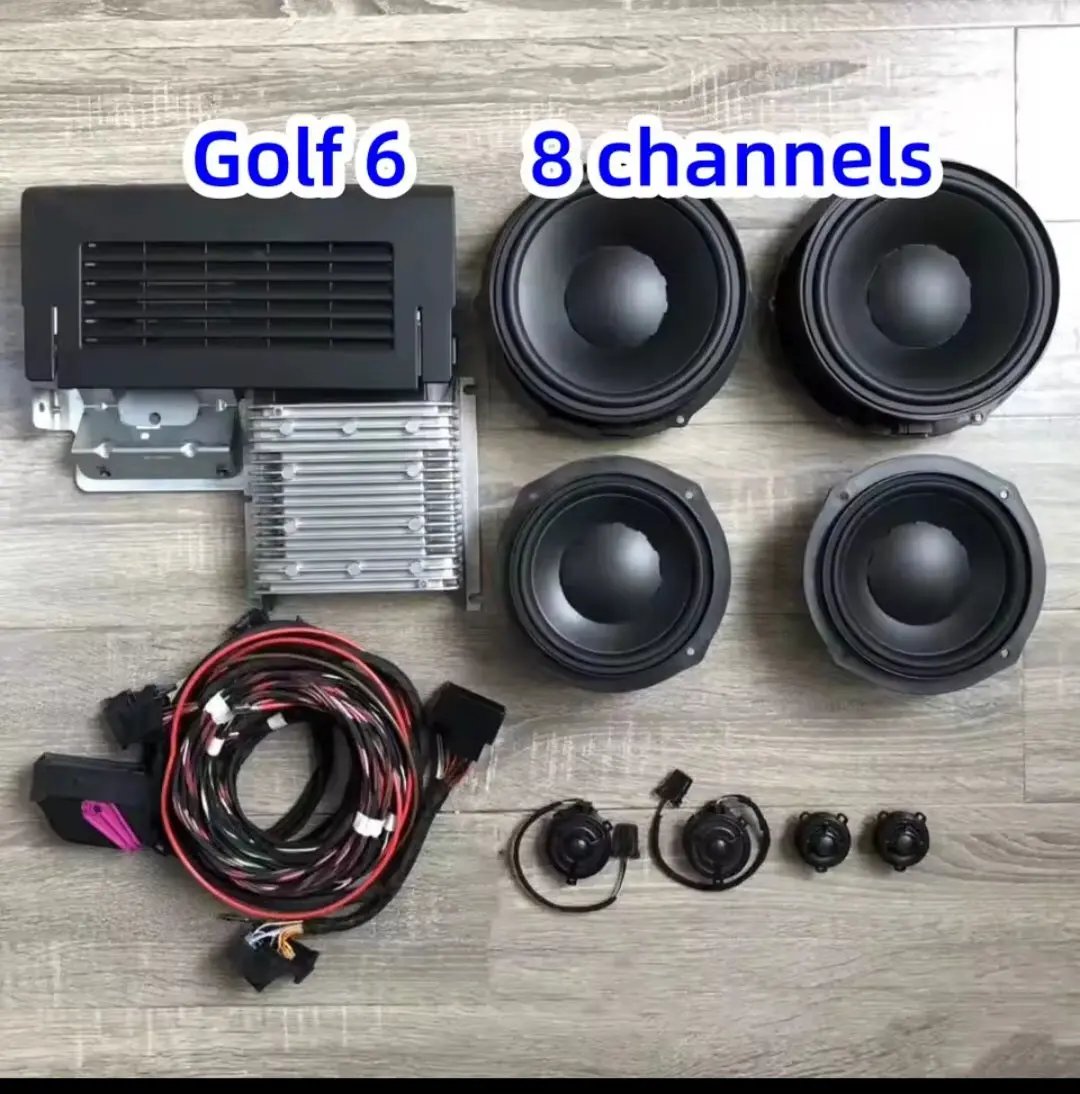 VW Golf mk6 Whole Set (4 Tweeter/4 Woofer/1 Amplifier) With Cable In stock with Supplier 7 to 14 days