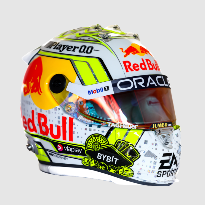 1:2 Helmet Las Vegas 2023 Max Verstappen