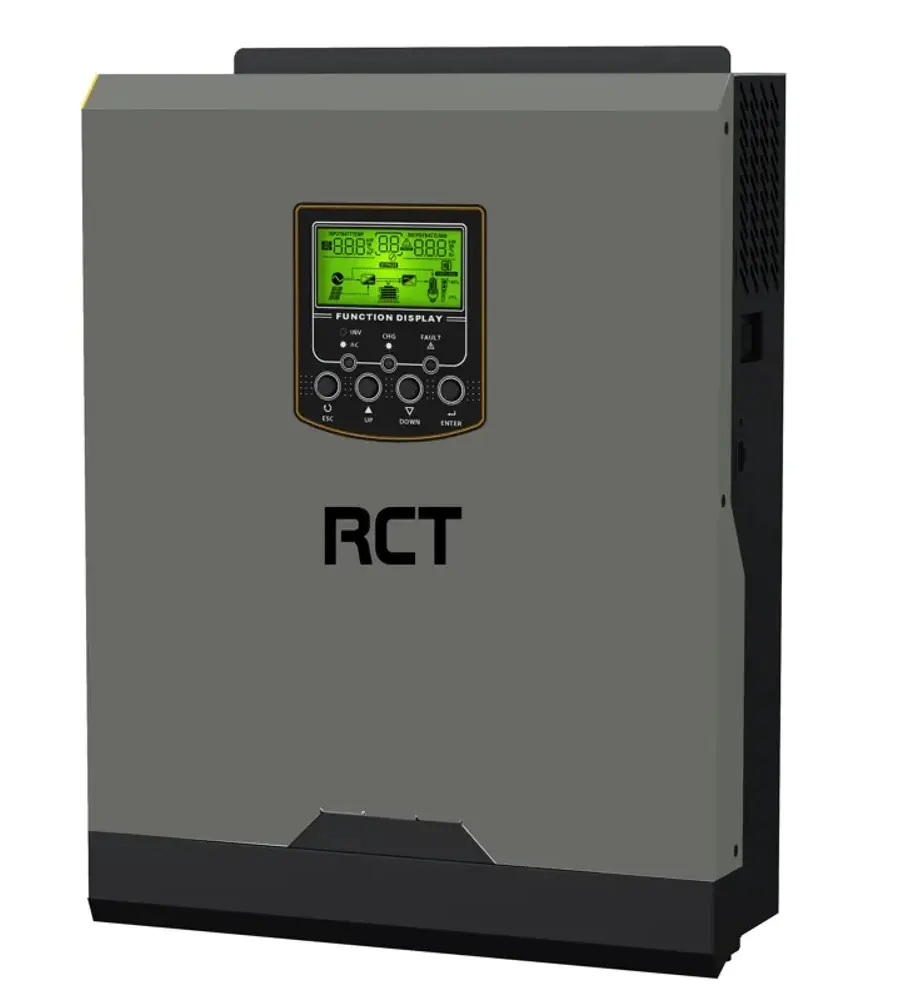 RCT Axpert V 2KVA/ 2000W Inverter - Pure Sine Wave Inverter, PF1, 24V DC battery voltage, Build-in 1000W MPPT Solar Charge Controller with 102V DC Max Open PV Voltage Retro-back-up-power-solution
