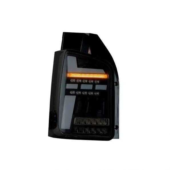 VW Transporter T5.1 (2010-15) Rear Lights – Sequential Indicator – LED – RHD – Black Smoke (T6.1 Style) In stock with Supplier 7 to 14 days