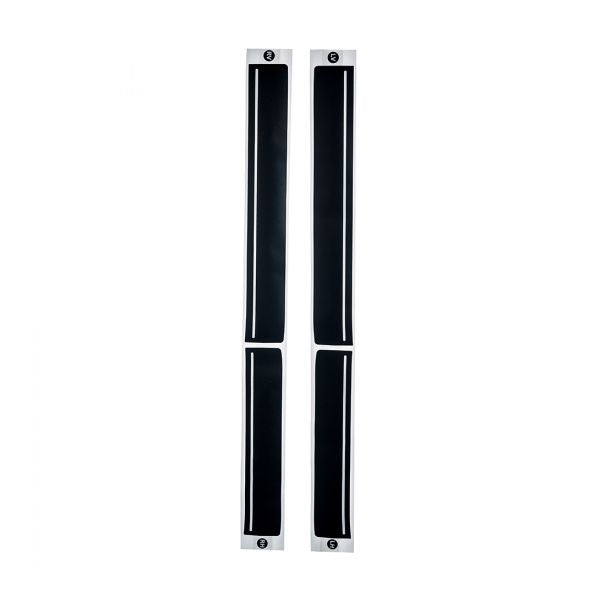 Volkswagen Oem Protective Film - Sill Rail Entry - Front and Rear (Black/Silver)