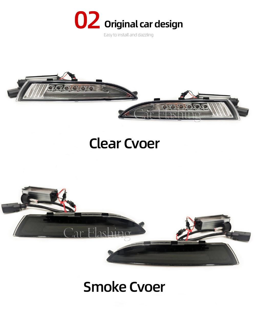 Volkswagen Scirocco R Car Flashing 2Pcs LED Daytime Running Light In stock with Supplier 7 to 14 days
