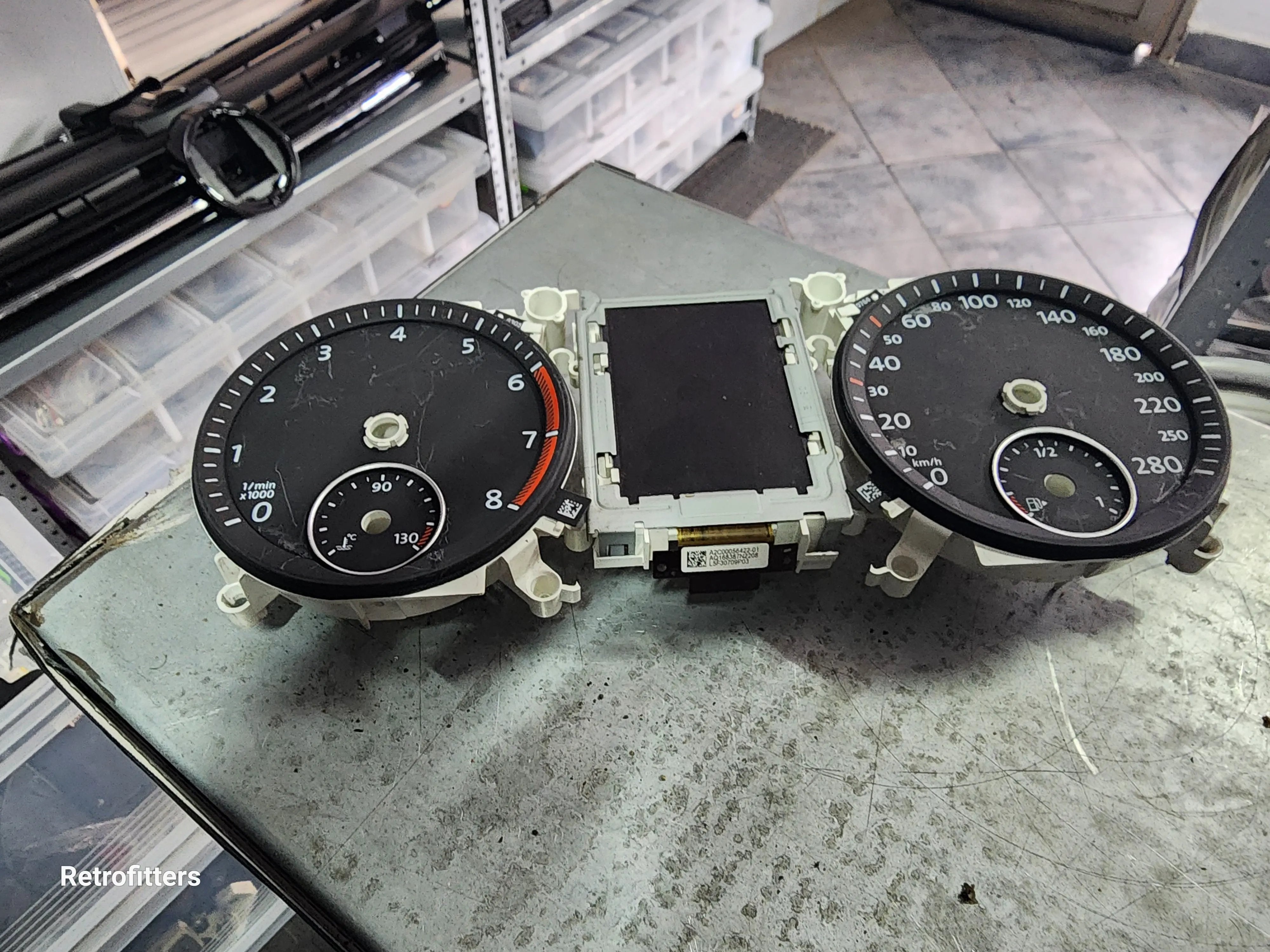 Pre loved (used) Golf mk6 gti Cluster face Retrofitters RSA