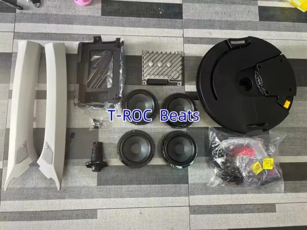 VW T-Roc Beats Whole Harman Kardon Set H&K (4 Tweeter/4 Woofer/1 Subwoofer/1 Amplifier) A Pillar(Gray) With Cable In stock with Supplier 7 to 14 days