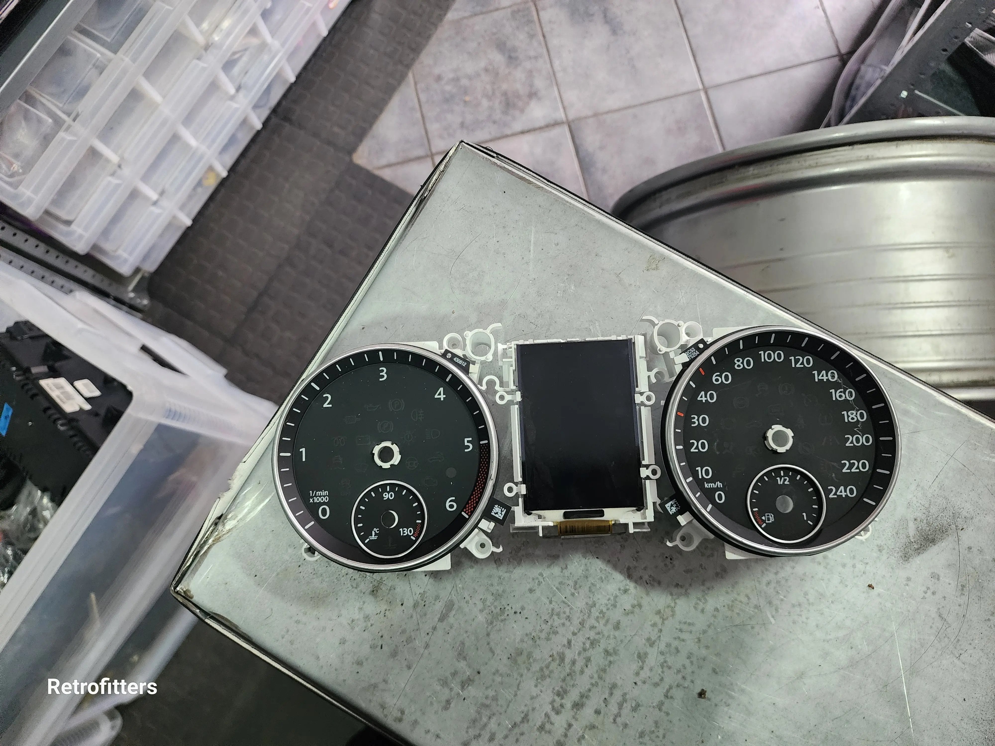 Pre loved (used) Caddy Diesel Cluster face Retrofitters RSA