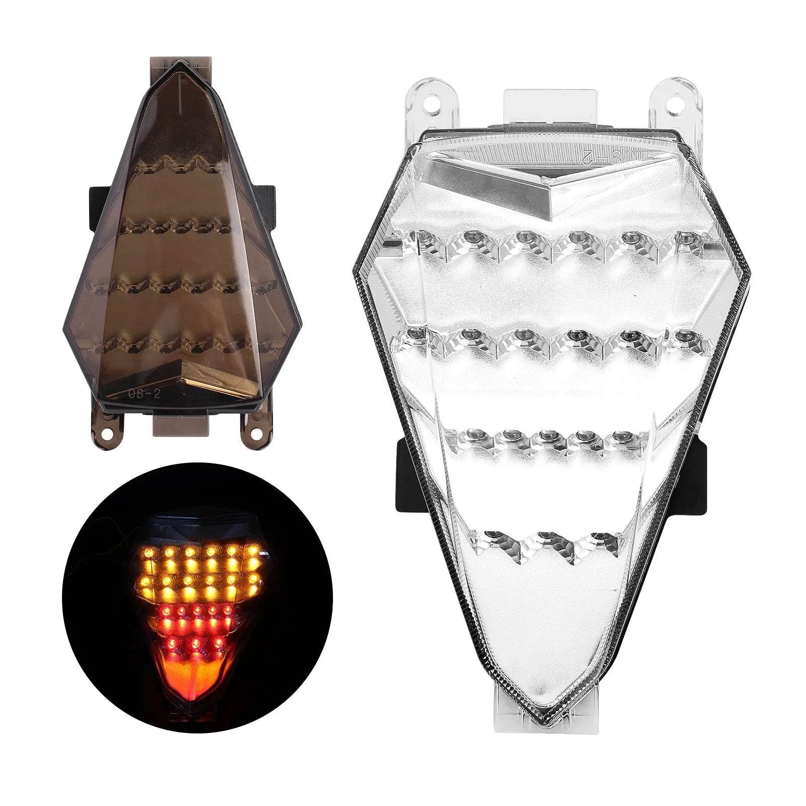 YamahaYZF-R6 YZF R6 LED Tail Light Integrate Turn Signal Indicator 2008-2016 In stock with Supplier 7 to 14 days