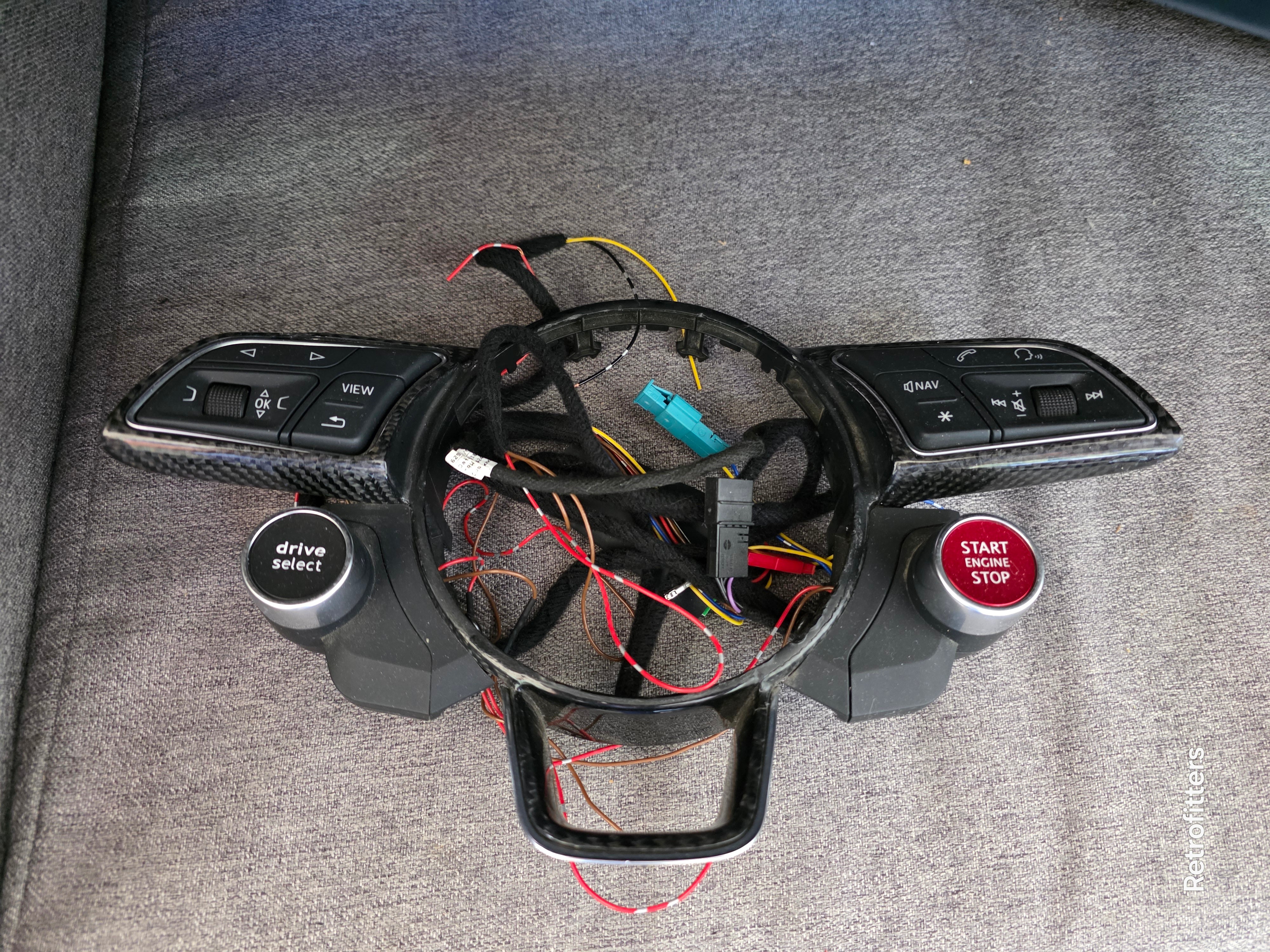 Volkswagen / Audi MQB Stuurwiel Ry Kiesmodus TT RS R8 Enjin Start Stop Skakelaar Knop