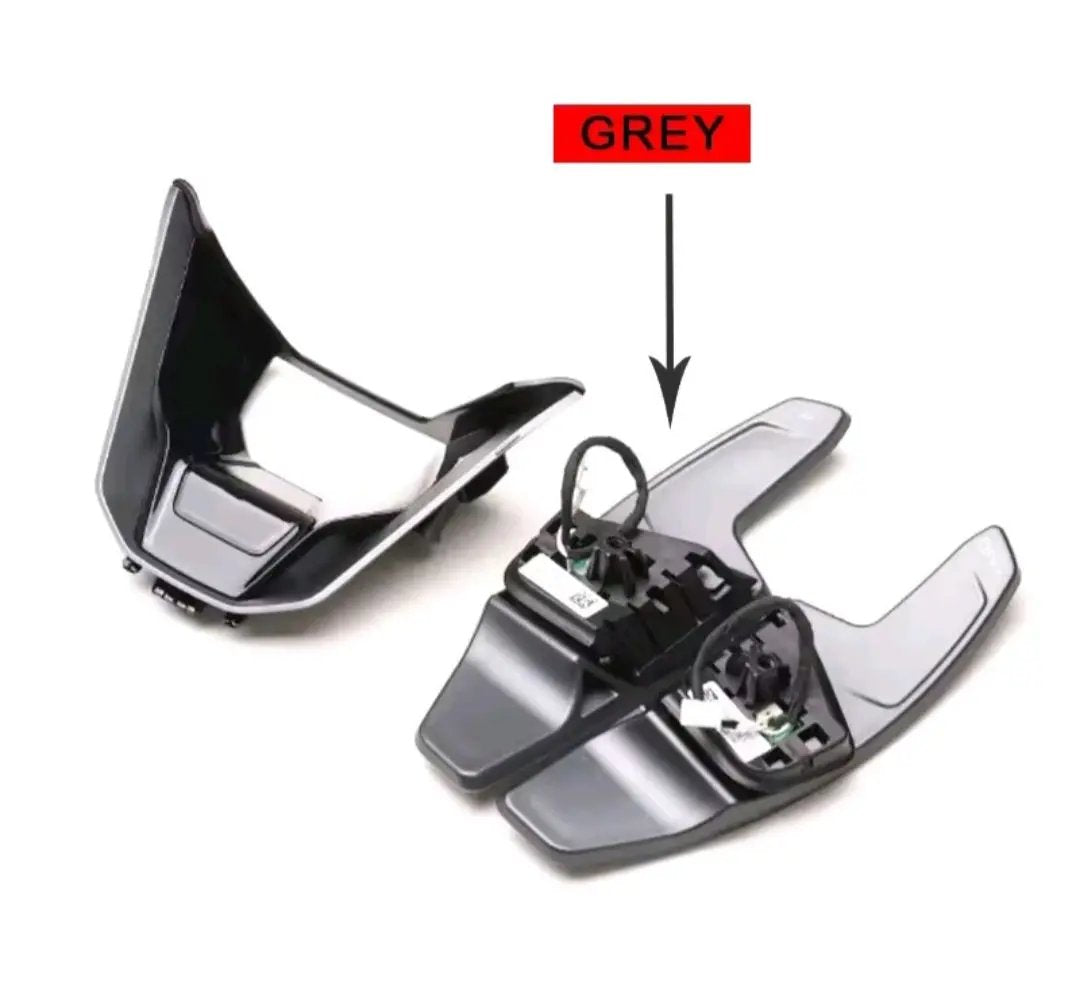 VW R-Line/GTI Steering Wheel Paddle Shifters
Golf 8 MK8/Passat B8/Touareg Genuine DSG Shift
Paddle Assembly with R Logo Retrofitters