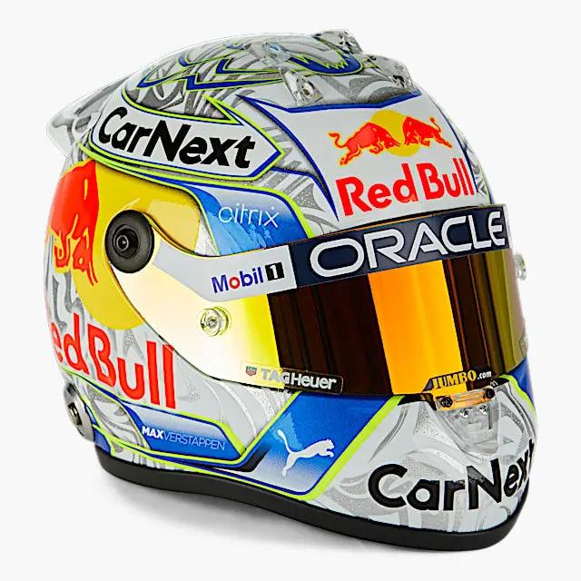 1:2 Red bull Max Verstappen Austria GP 2022 Mini Helmet In stock with Supplier 7 to 14 days