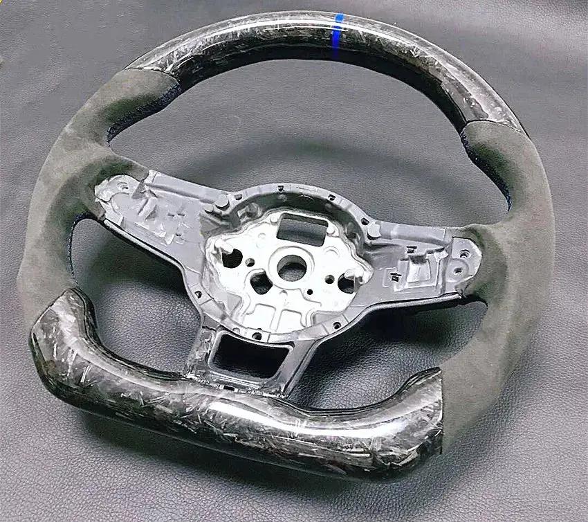 Carbon Fiber Steering Wheel Volkswagen mk7 Gti / R / Rline / Polo Aw1 (Airbag cover excl ) Made on order 6 to 8 weeks