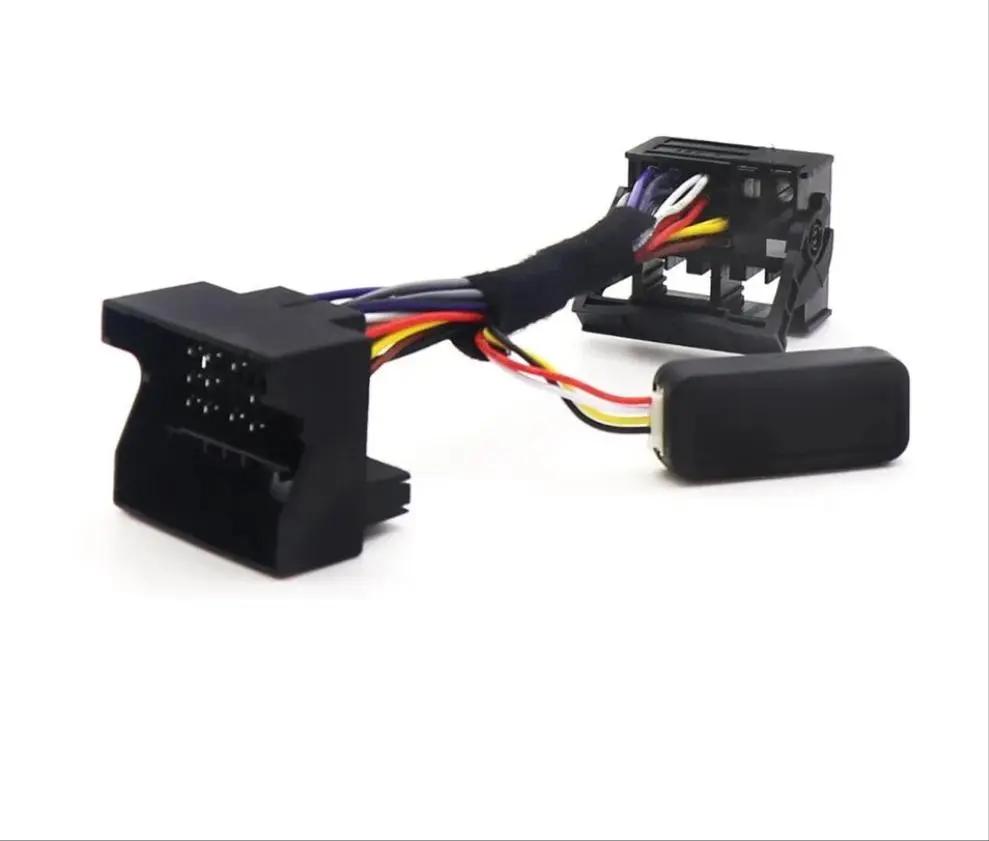 RCD330 RCD360 radio Multifunction Steering Wheel Button Control Simulator Adapter For VW Golf 5 6 Jetta MK5 Touran Caddy Passat B6 In stock with Supplier 7 to 14 days