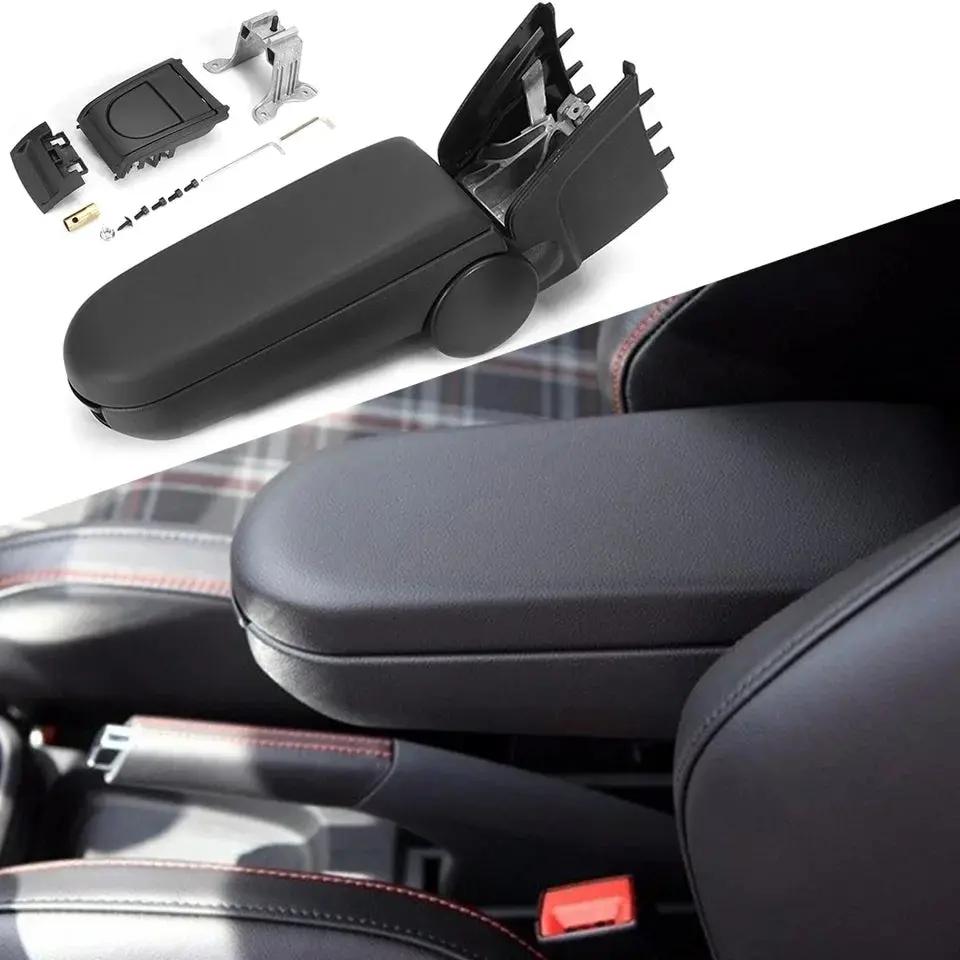 Volkswagen Polo 6R/6C Leather Armrests Box Storage Case With Cup Holder with Bracket In stock with Supplier 7 to 14 days