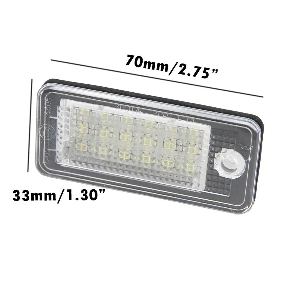 Audi LED licence plate light units Retrofitters RSA
