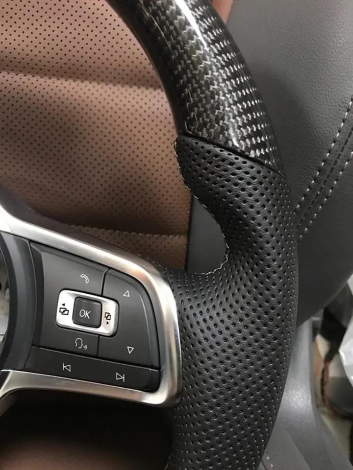 Carbon Fiber Steering Wheel Volkswagen mk7 Gti / R / Rline / Polo Aw1 (Airbag cover excl ) Made on order 6 to 8 weeks