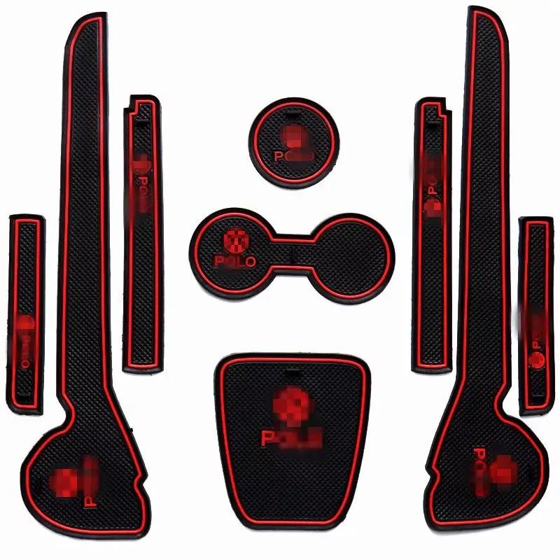 Volkswagen Polo 6R /6C /2k18 Vivo Car Non-Slip Interior cup cushion Door Mat Retrofitters RSA