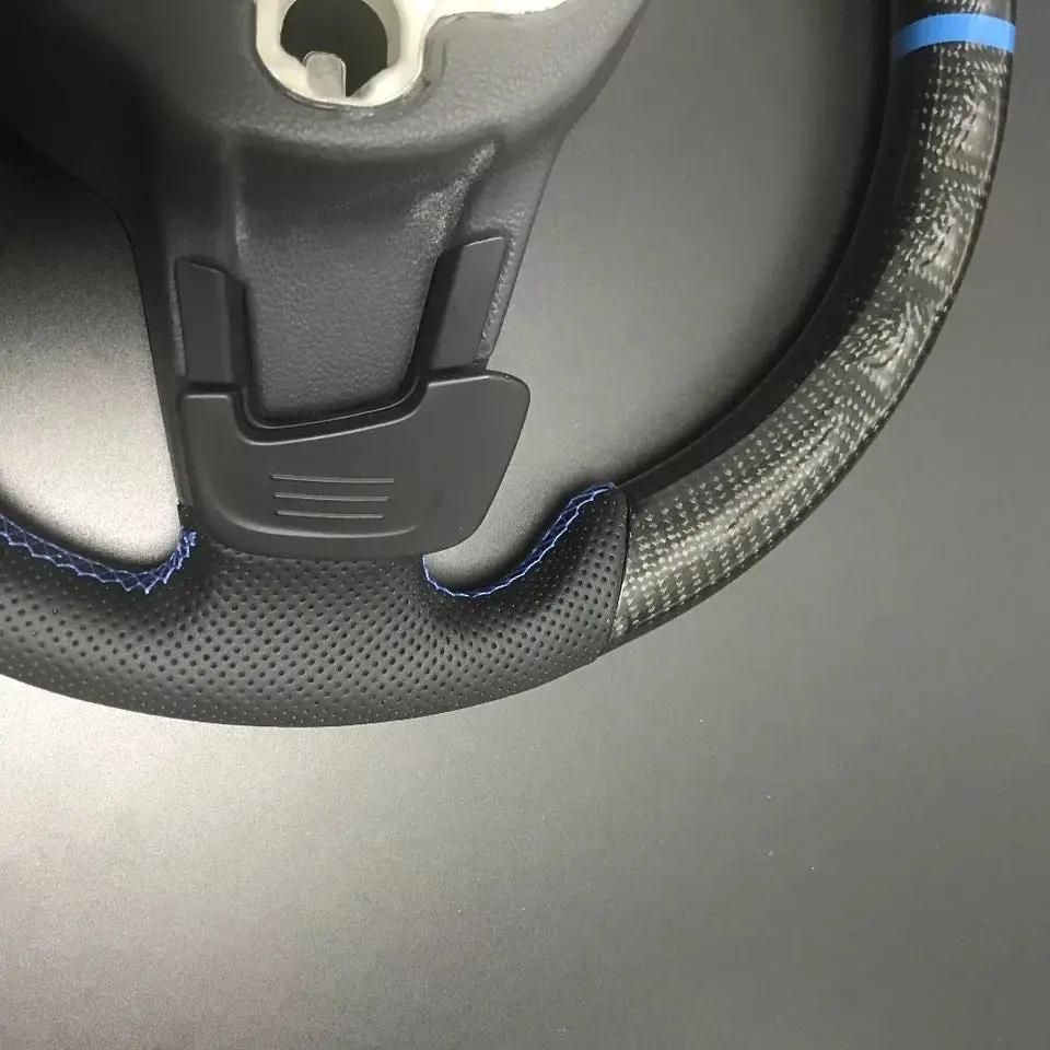 Carbon Fiber Steering Wheel Volkswagen mk7 Gti / R / Rline / Polo Aw1 (Airbag cover excl ) Made on order 6 to 8 weeks