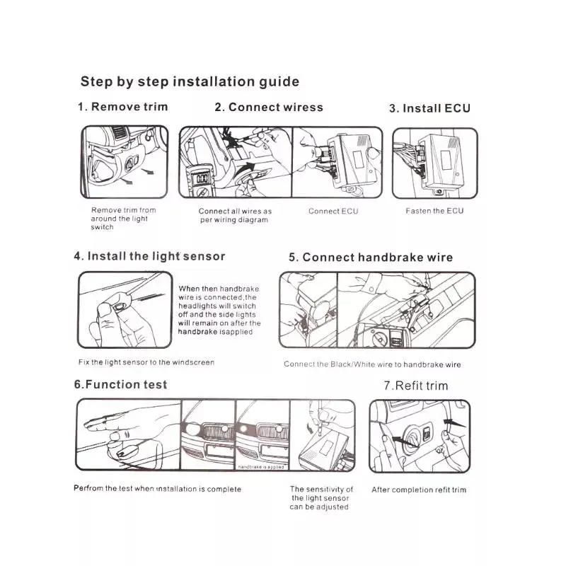 Uninversal Auto light kit Retrofitters RSA