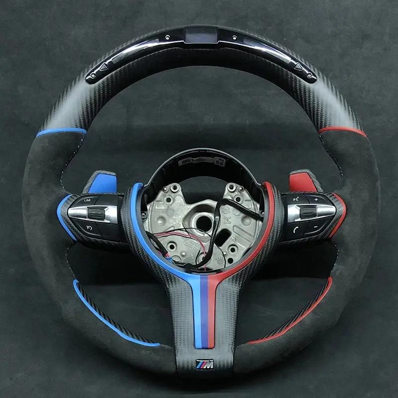 Carbon Fiber Steering Wheel Bmw F30 (Airbag cover excl ) Made on order 6 to 8 weeks