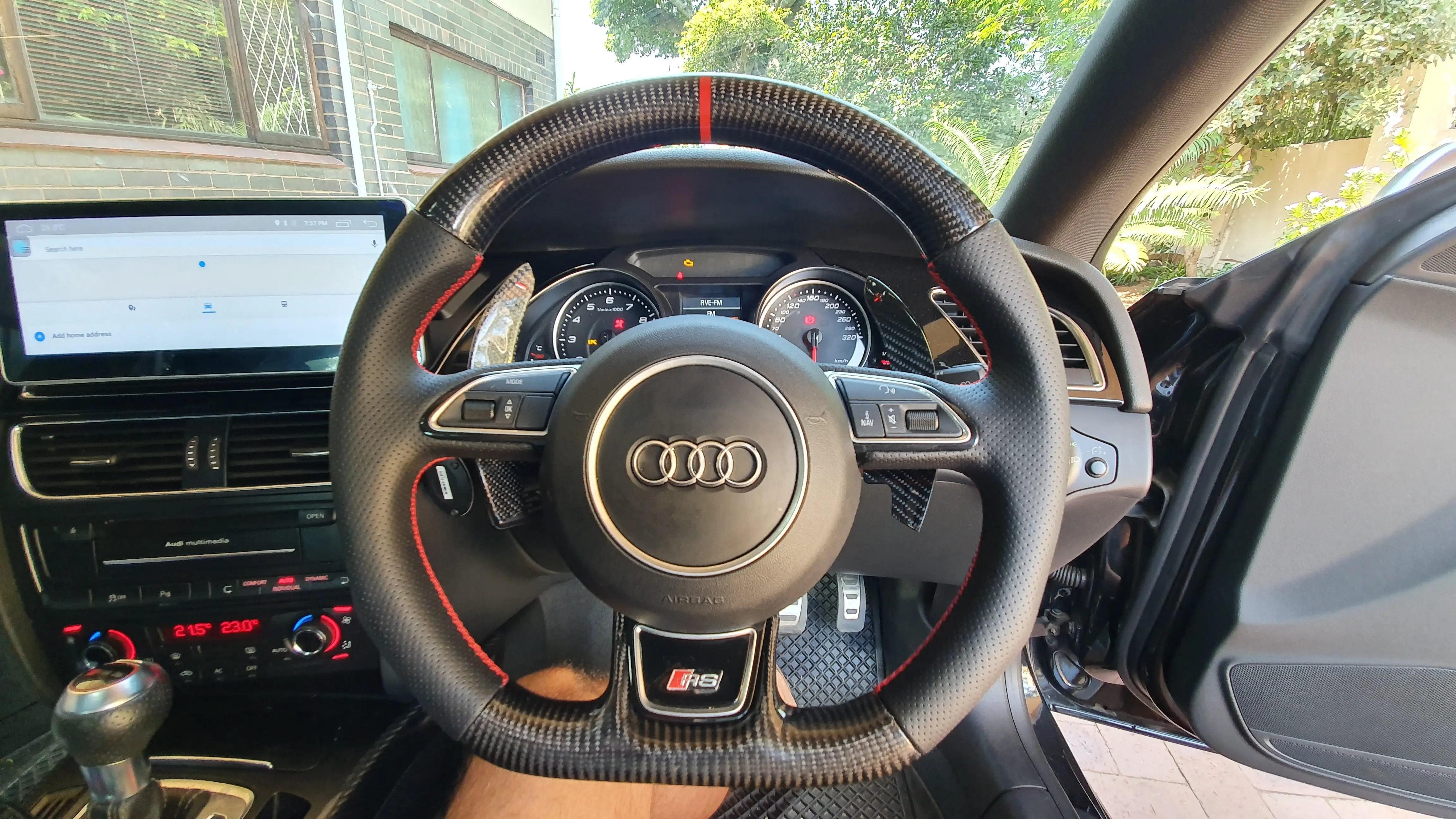 Carbon Fiber Steering Wheel Audi 8v(Airbag cover excl ) Made on order 6 to 8 weeks