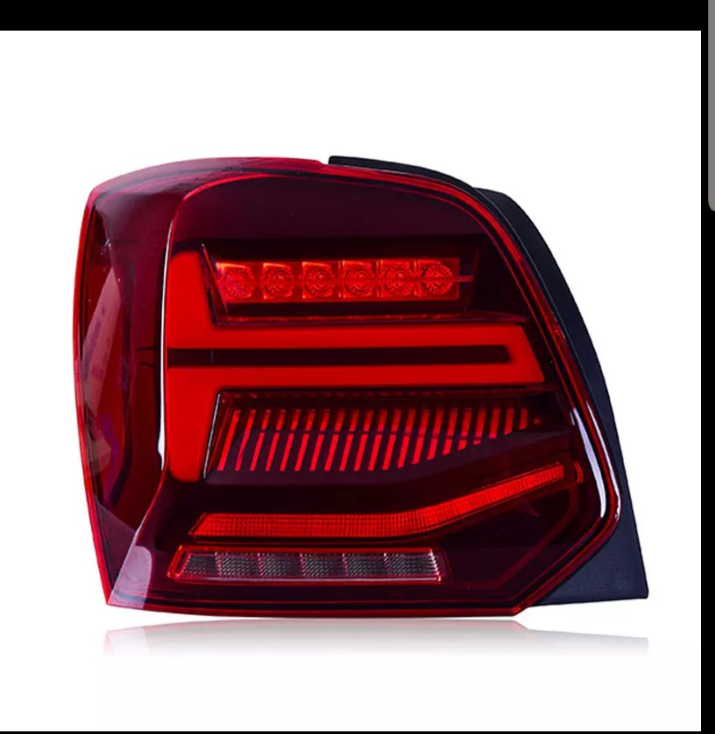 Volkswagen VW Polo 2011-2017 agterlig LED Stert