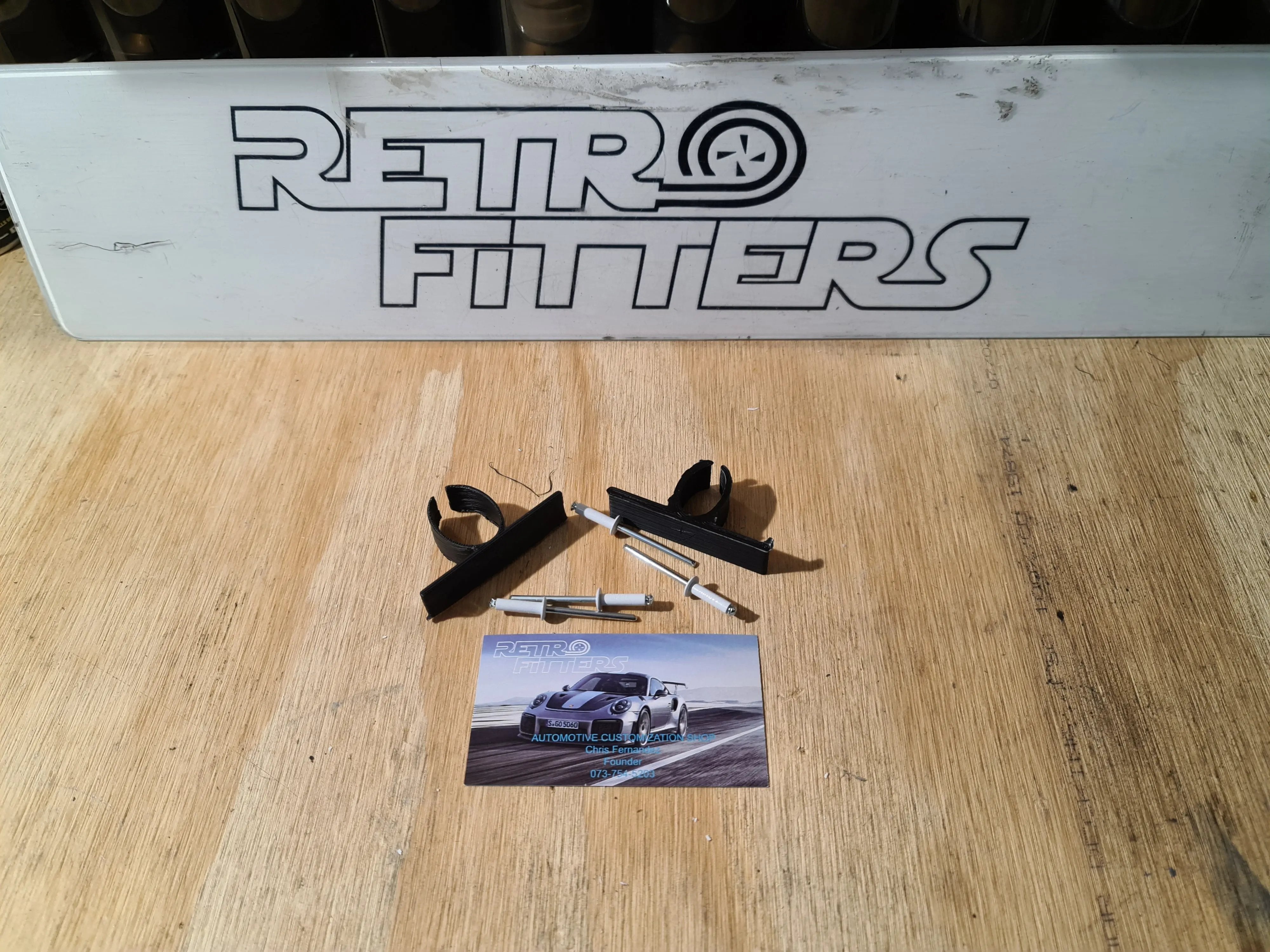 Licence plate quick clips Retrofitters RSA