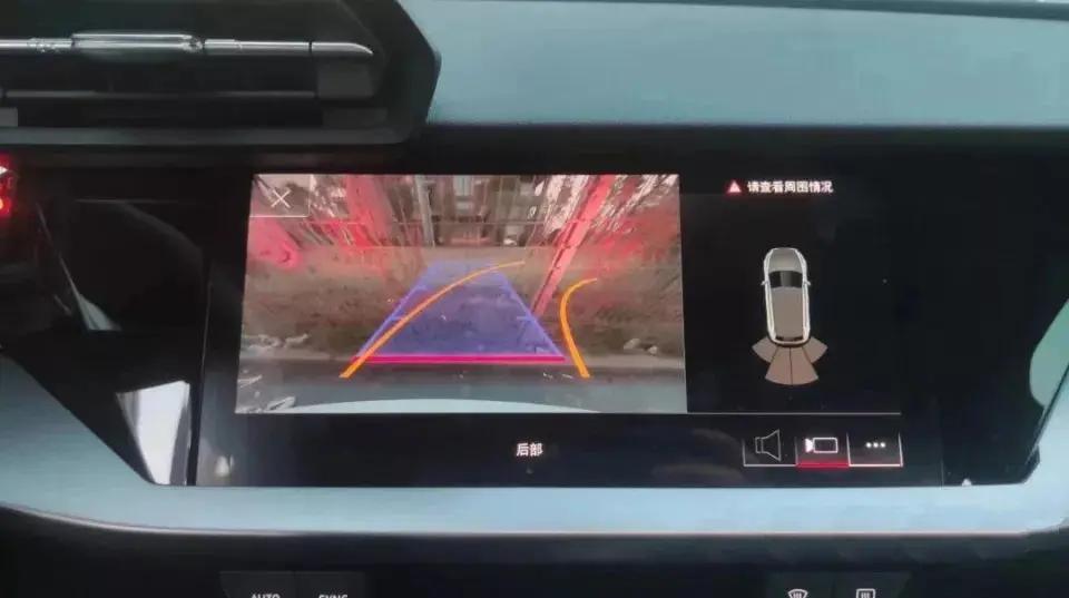 Audi A3 8y Rear View Camera Trunk Handle with High Guidance Line Retrofitters RSA