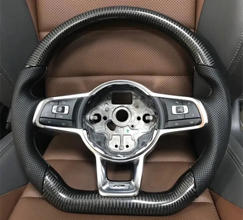 Carbon Fiber Steering Wheel Volkswagen mk7 Gti / R / Rline / Polo Aw1 (Airbag cover excl ) Made on order 6 to 8 weeks