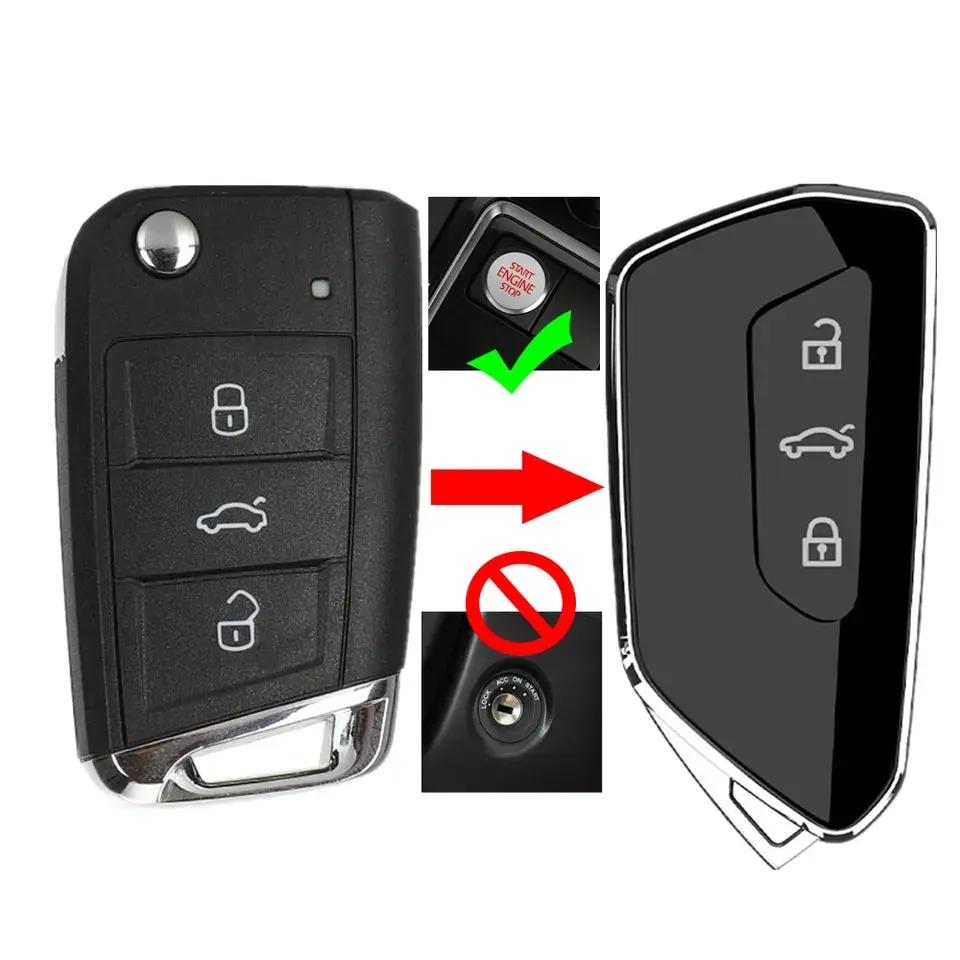 Car MQB Key Modified Golf 8 MK8 Remote Key Shell for VW Golf MK7 Jetta Tiguan Polo Touran In stock with supplier 2- 3 days