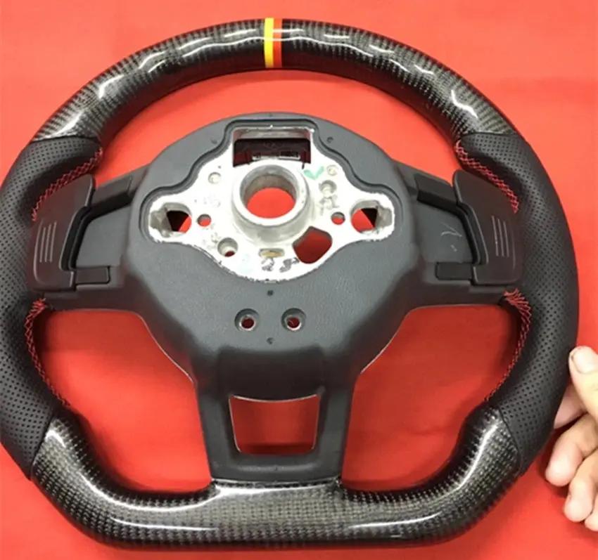 Carbon Fiber Steering Wheel Volkswagen mk7 Gti / R / Rline / Polo Aw1 (Airbag cover excl ) Made on order 6 to 8 weeks