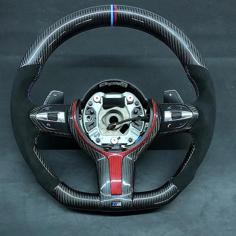 Carbon Fiber Steering Wheel Bmw F30 (Airbag cover excl ) Made on order 6 to 8 weeks