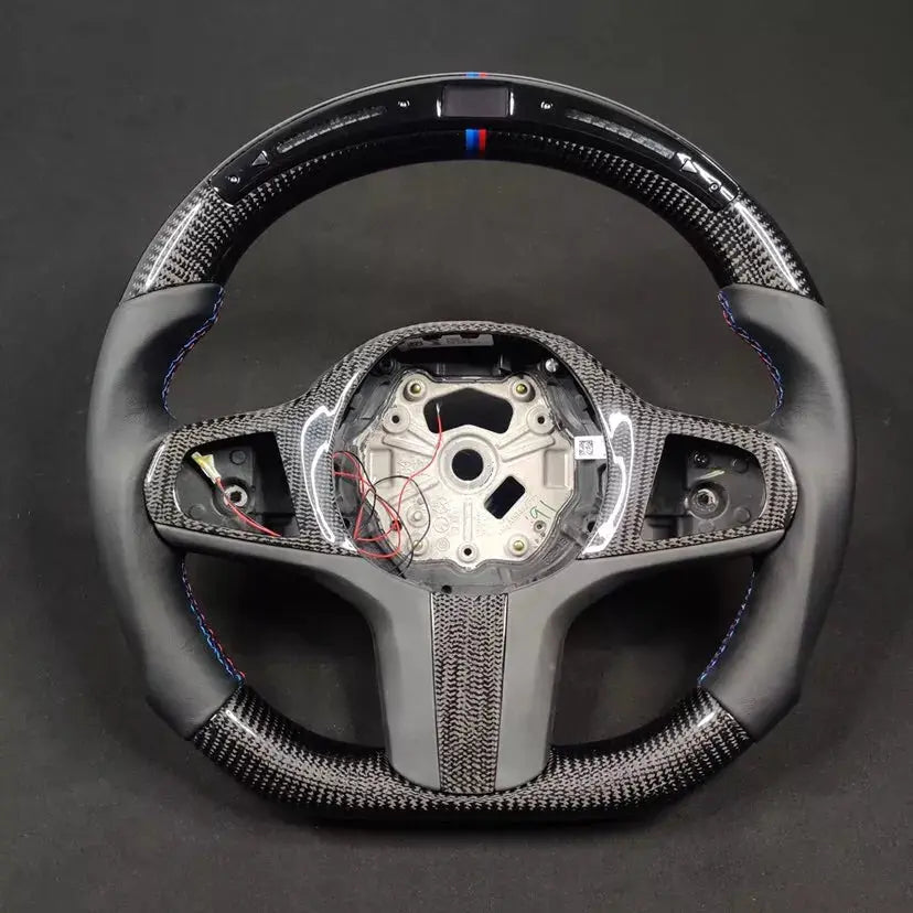 Carbon Fiber Steering Wheel Bmw G20 (Airbag cover excl ) Made on order 6 to 8 weeks