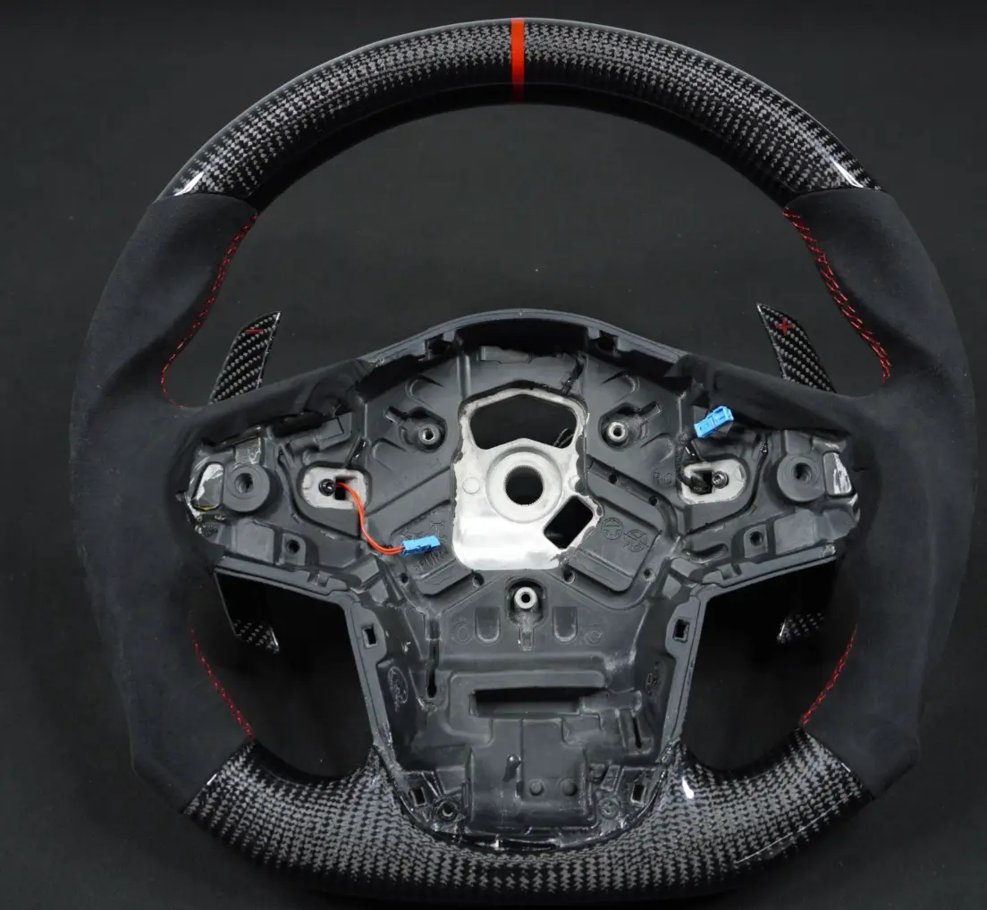 Carbon Fiber Steering Toyota Supra A90 (Airbag cover excl ) Made on order 6 to 8 weeks
