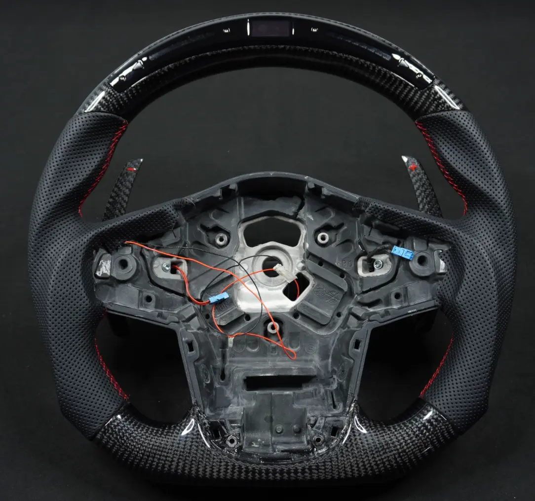 Carbon Fiber Steering Toyota Supra A90 (Airbag cover excl ) Made on order 6 to 8 weeks