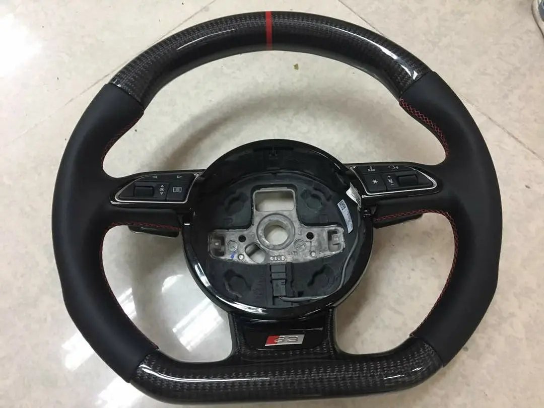 Carbon Fiber Steering Wheel Audi 8v(Airbag cover excl ) Made on order 6 to 8 weeks
