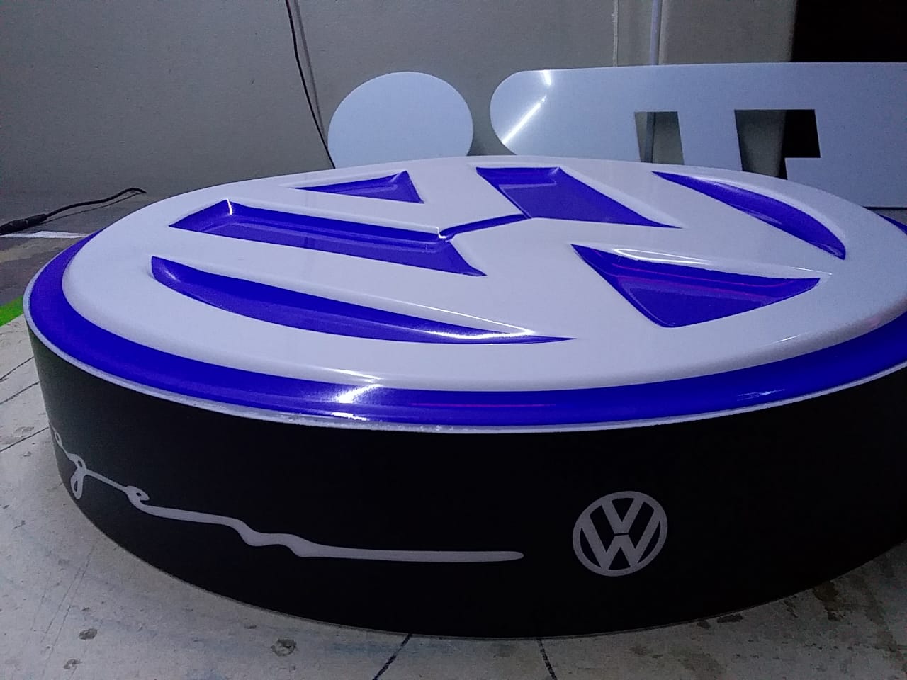 Pasgemaakte Led Light Box-muurmontering