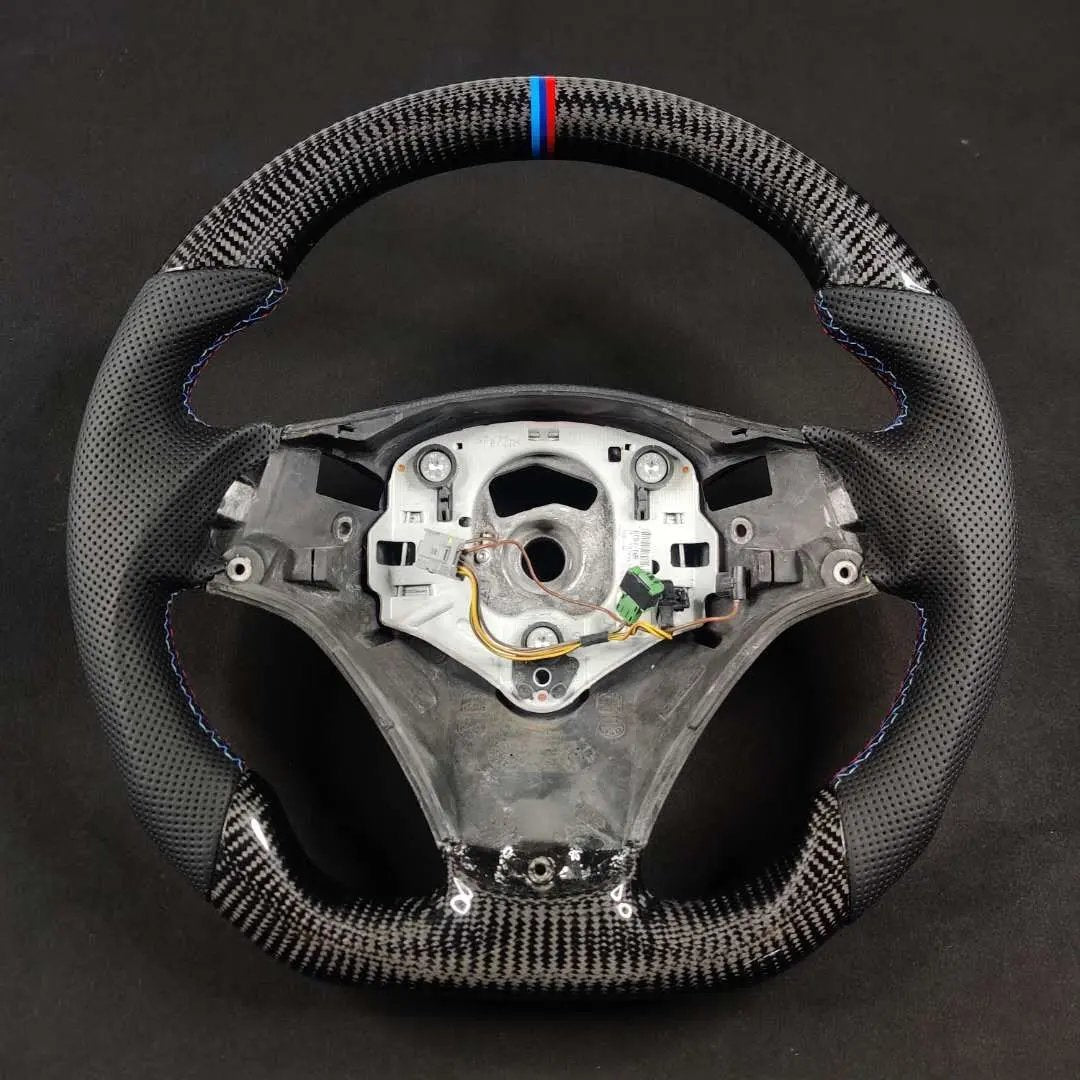 Carbon Fiber Steering Wheel Bmw E90 /E92 (Airbag cover excl ) Made on order 6 to 8 weeks