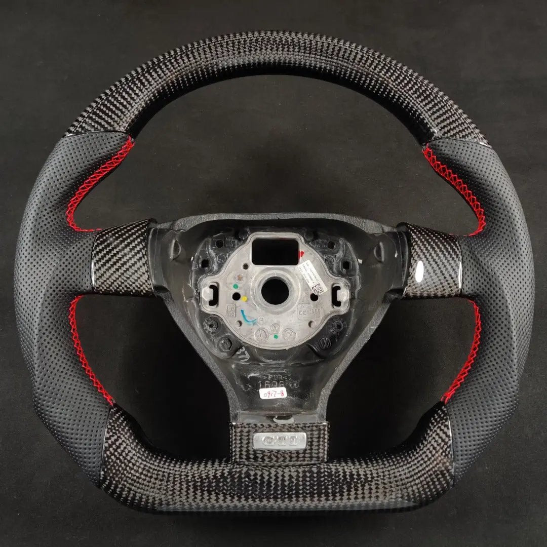 Carbon Fiber Steering Wheel Volkswagen mk5 Gti / R32(Airbag cover excl ) Made on order 6 to 8 weeks