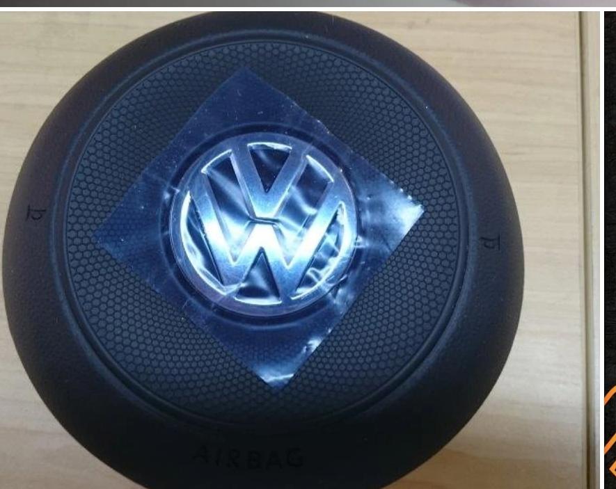 Volkswagen GOLF 7 VII GTI MK7 DRYWER STUURWIEL LUGSAK