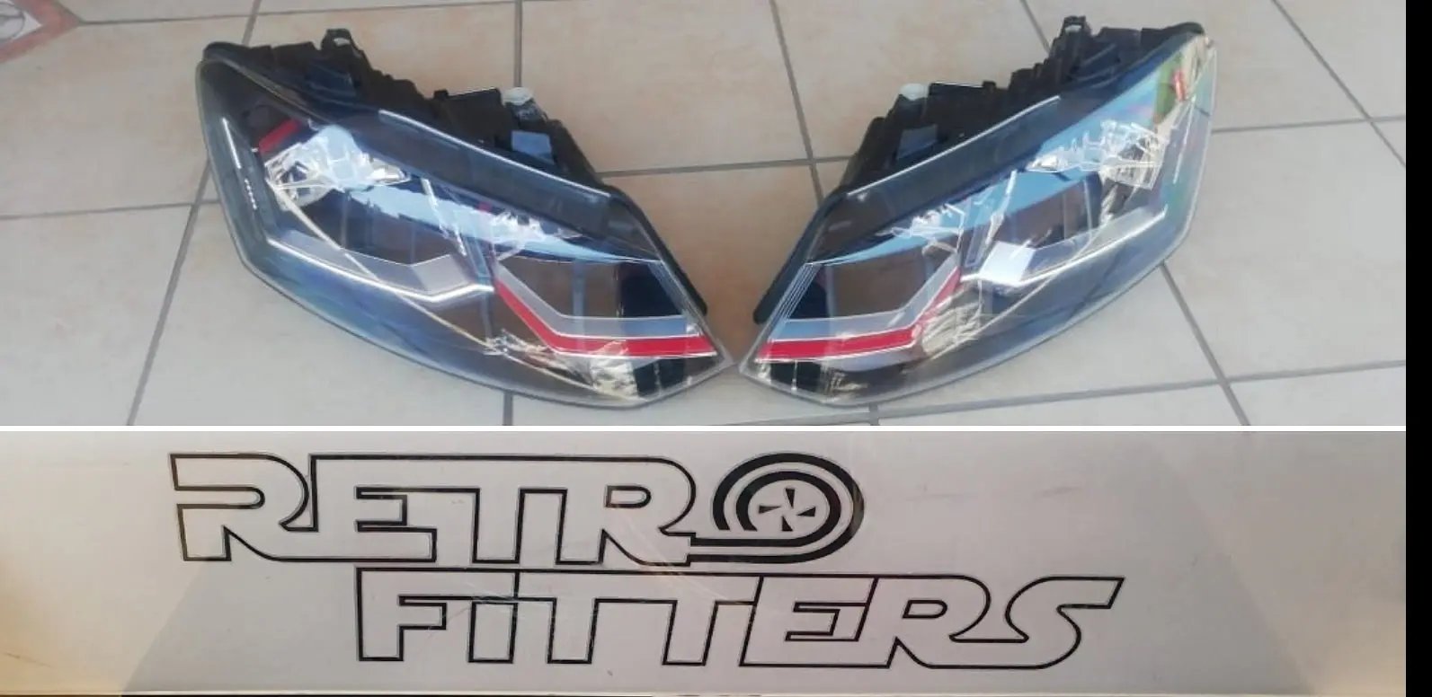 Volswagen Polo 6C LED headlights . Gti and Tsi spec Retrofitters RSA